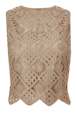 Quiz Summer Tops|Day Tops>Crochet Tank Top