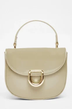 Quiz Bags|Shoe & Bag Sets>Faux Leather Top Handle Bag