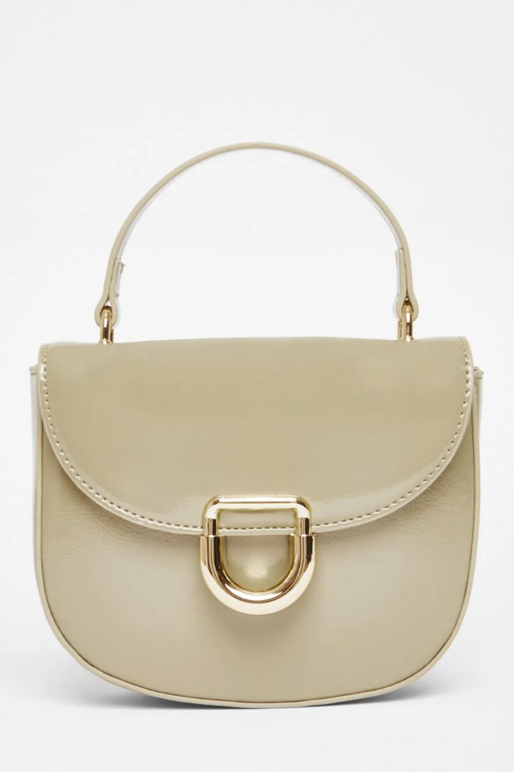 Quiz Bags|Shoe & Bag Sets>Faux Leather Top Handle Bag
