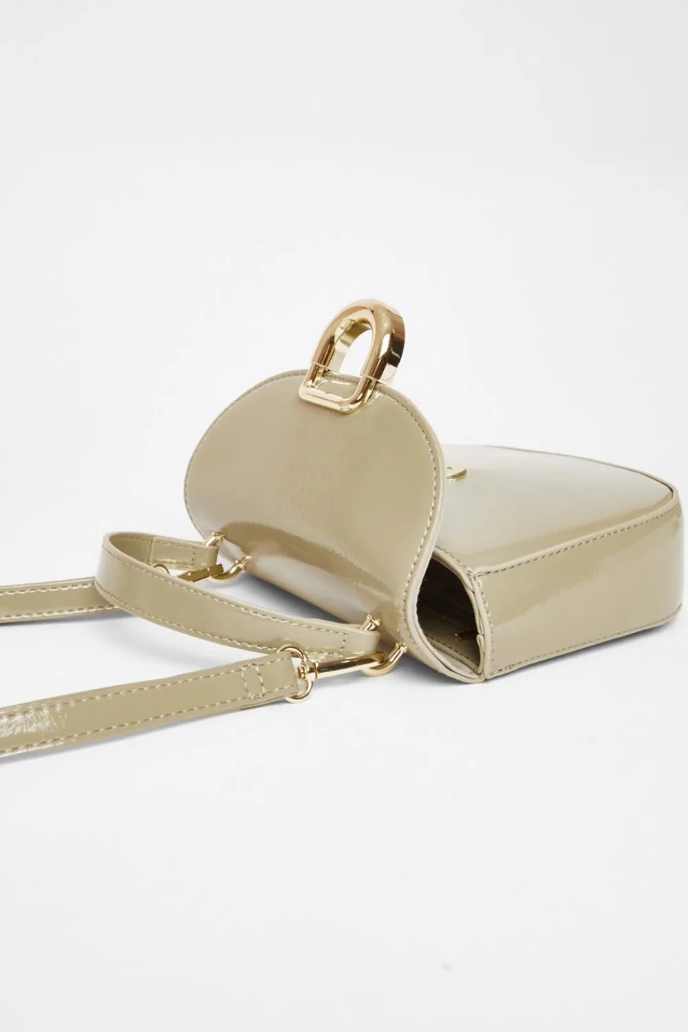 Quiz Bags|Shoe & Bag Sets>Faux Leather Top Handle Bag