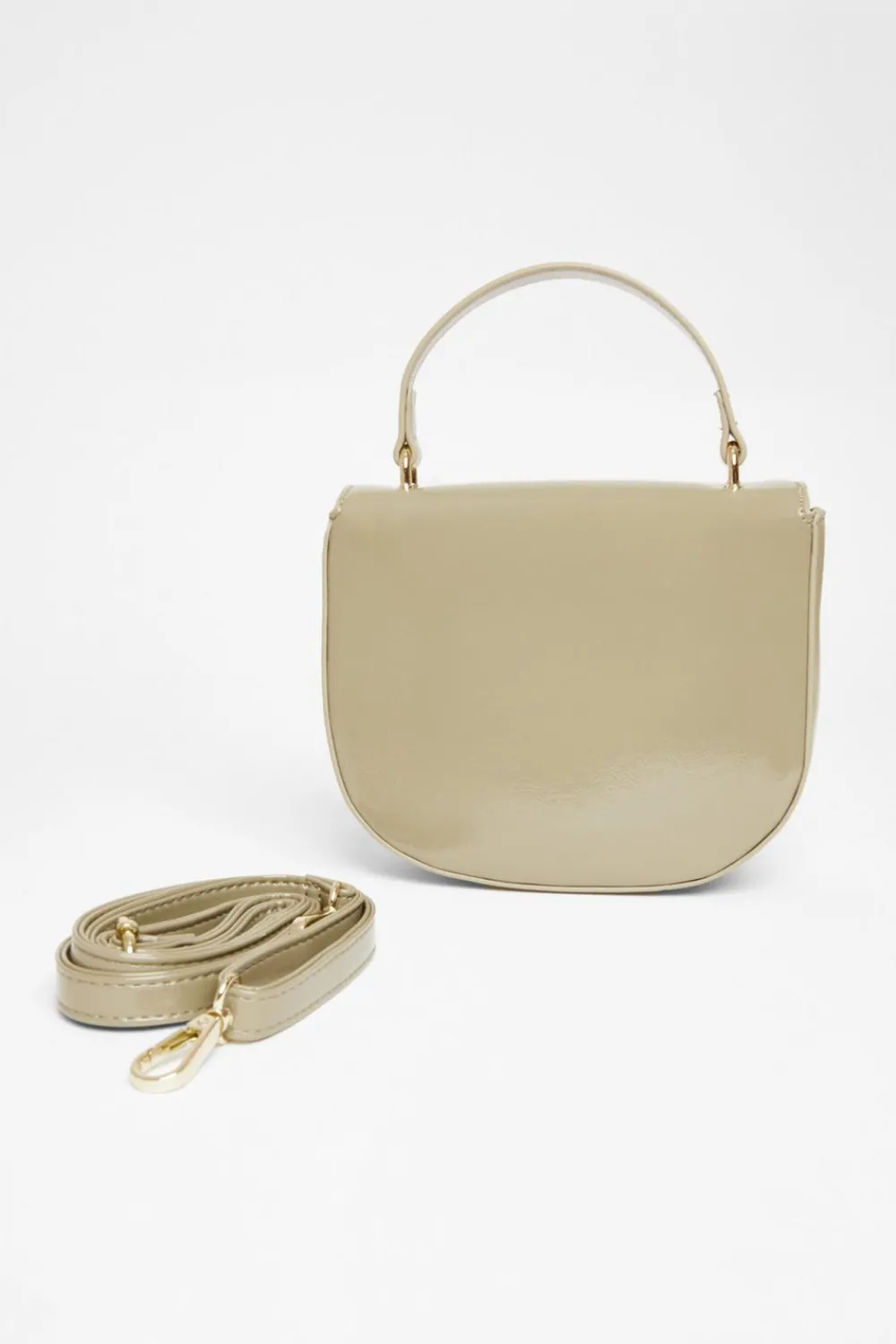 Quiz Bags|Shoe & Bag Sets>Faux Leather Top Handle Bag