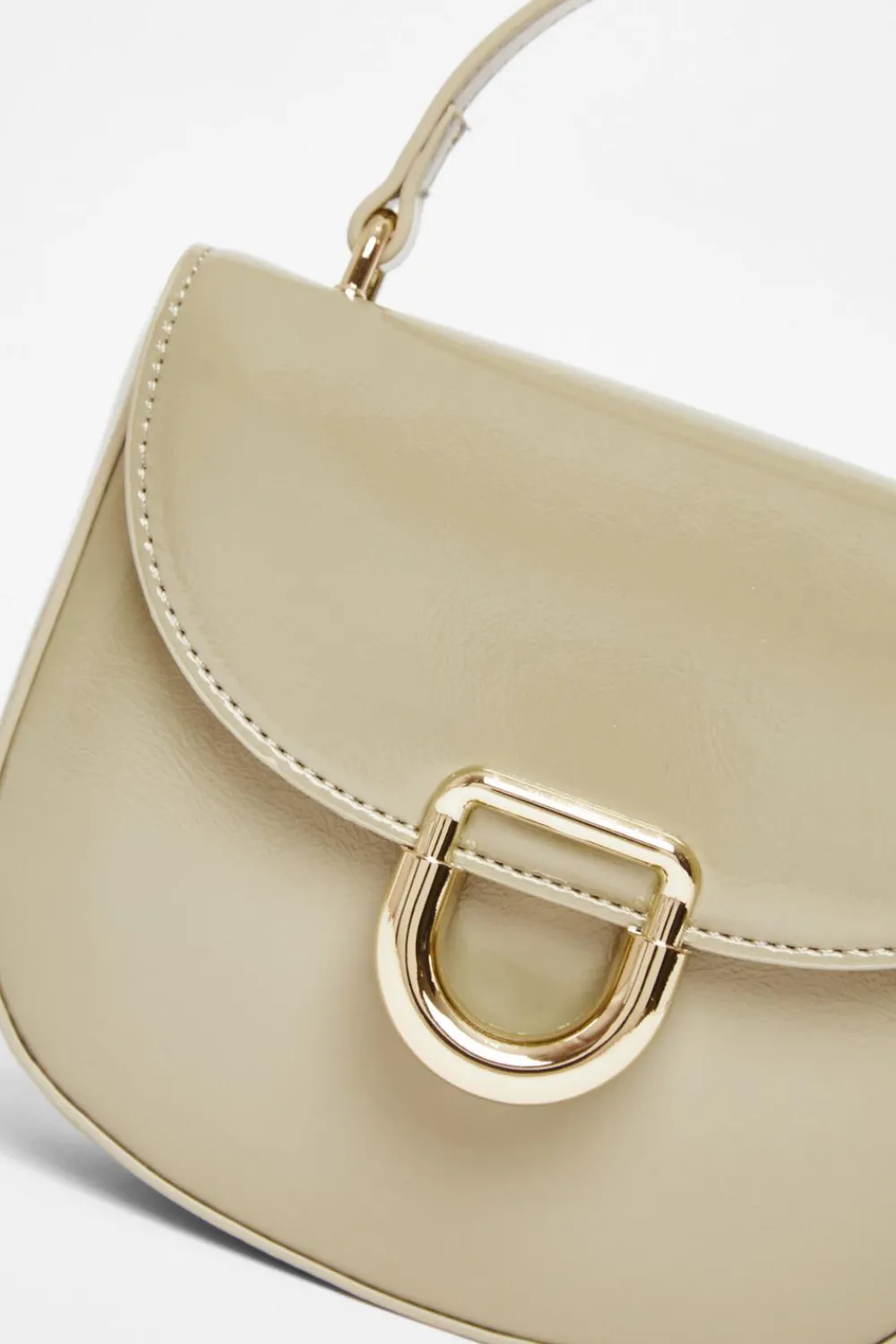 Quiz Bags|Shoe & Bag Sets>Faux Leather Top Handle Bag