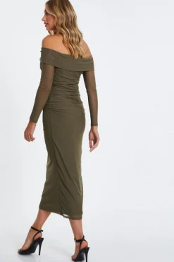 Quiz Midi Dresses|Green Dresses><noscript><img width=
