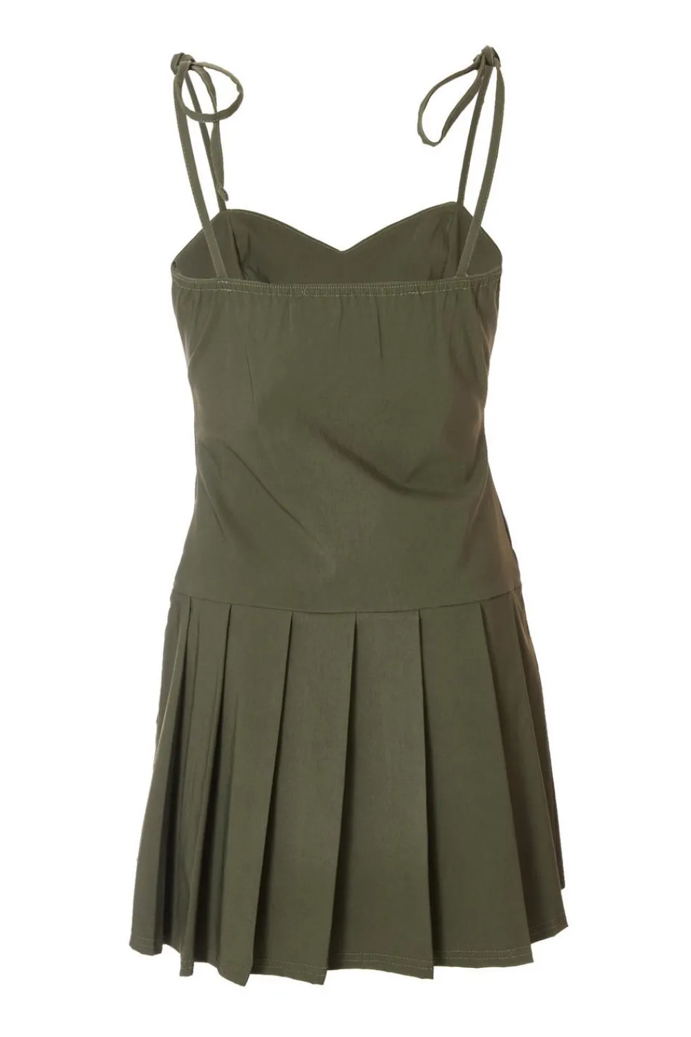 Quiz Holiday|Going Out>Khaki Pleated Mini Dress