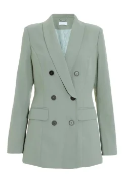 Quiz Workwear|Jackets & Coats>Khaki Tailored Blazer