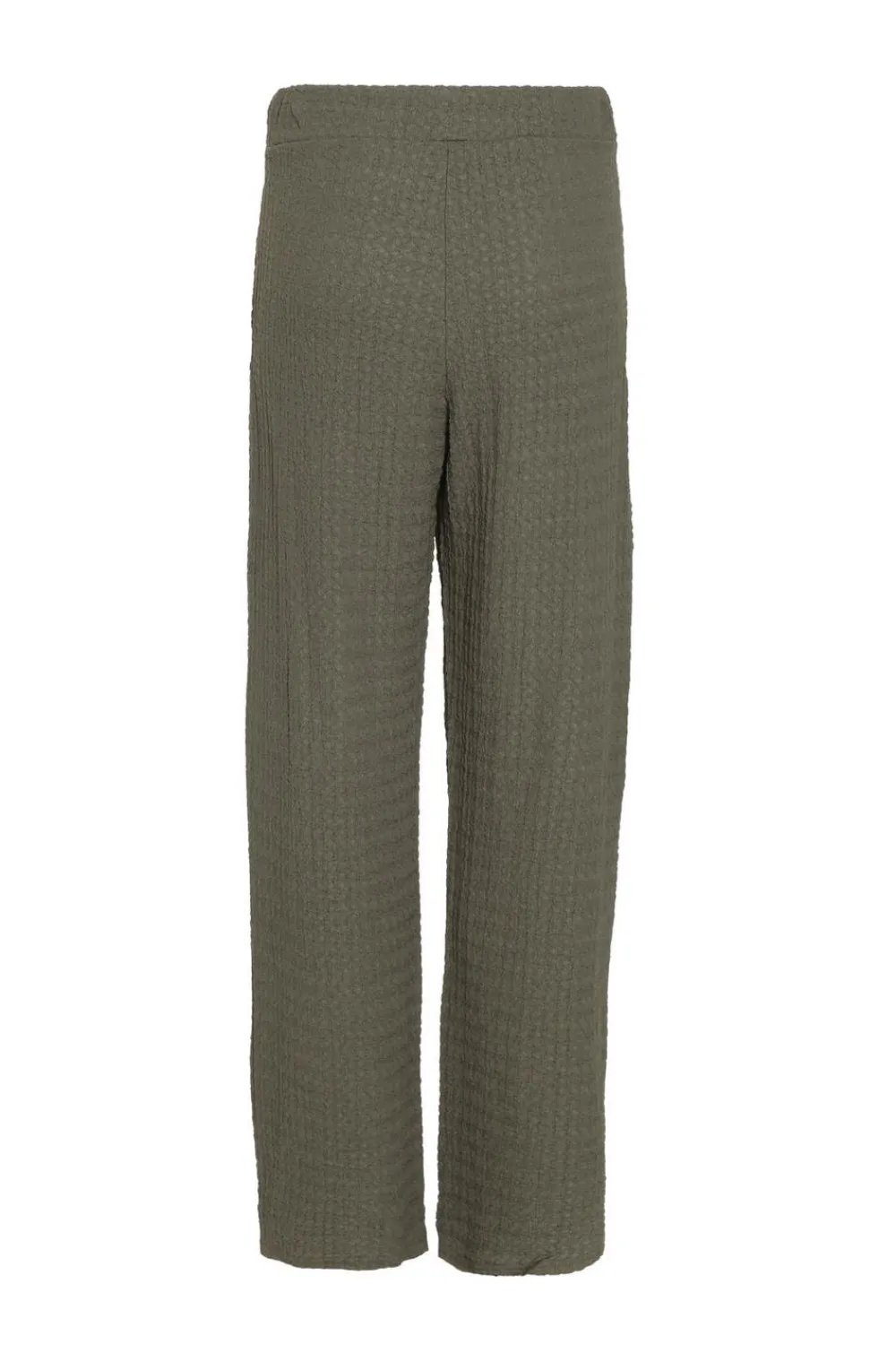 Quiz Trousers|Co-Ords>Khaki Textured Palazzo Trousers