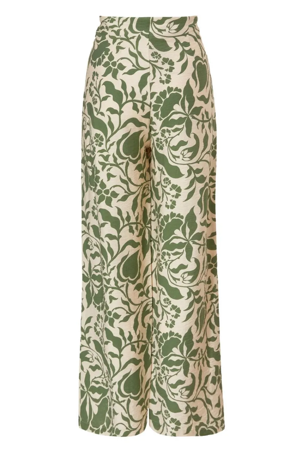Quiz Trousers|Summer Clothes>Khaki Tropical Print Trousers