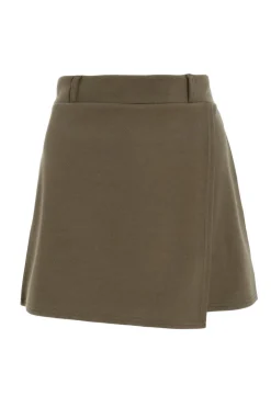Quiz Skirts>Khaki Wrap Skort