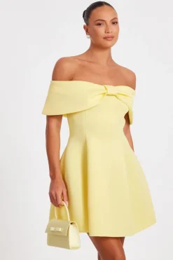 Quiz Day At The Races|Dresses>Bardot Bow Skater Dress
