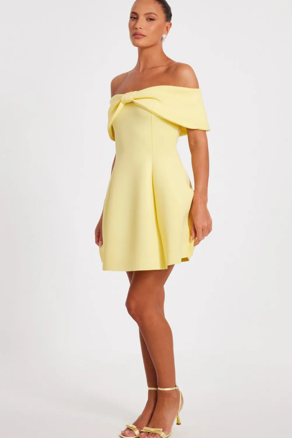 Quiz Day At The Races|Dresses>Bardot Bow Skater Dress