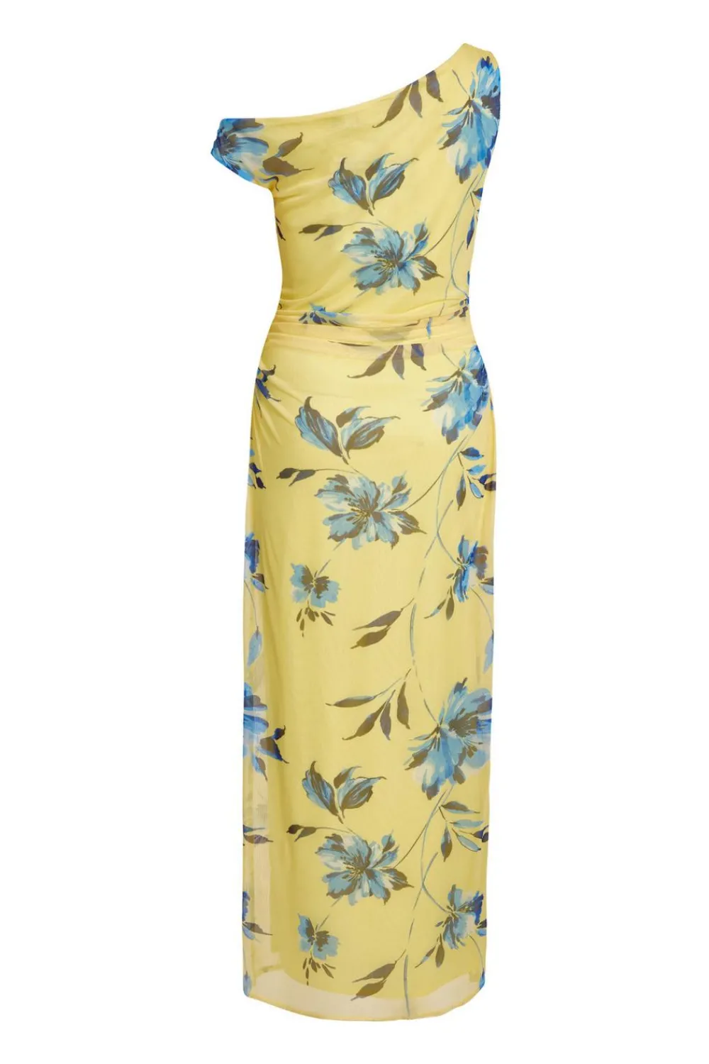 Quiz Day At The Races|Christening Guest>Lemon Floral Drop Sleeve Midaxi Dress