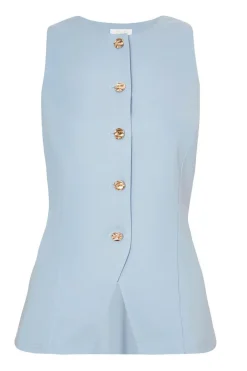 Quiz Waistcoat|Summer Tops>Button Front Waistcoat