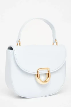 Quiz Bags|Shoe & Bag Sets>Light Faux Leather Top Handle Bag