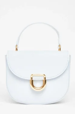 Quiz Bags|Shoe & Bag Sets>Light Faux Leather Top Handle Bag