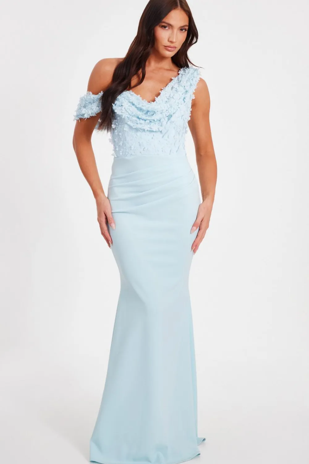 Quiz Prom Dresses|Prom & Ball>Floral Ruched Maxi Dress