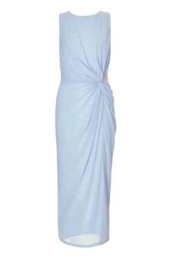 Quiz Day At The Races|Summer Clothes>Light Blue Mesh Embellished Midaxi Dress