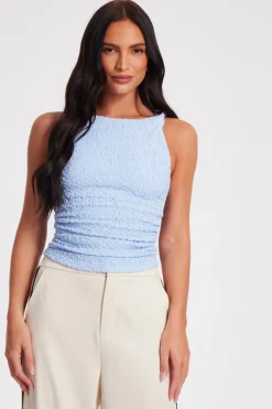 Quiz Going Out Tops|Day Tops>Textured Mesh Top