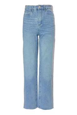 Quiz Trousers|Modest>Light Denim Embellished Jeans