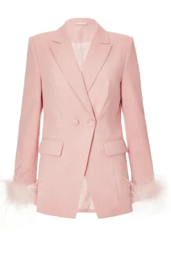 Quiz Day At The Races|Christening Guest>Feather Trim Blazer