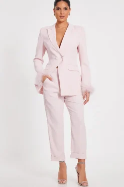 Quiz Day At The Races|Christening Guest>Light Pink Tailored Trousers