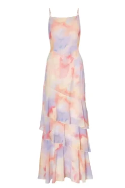 Quiz Day At The Races|Dresses>Light Pink Tie Dye Maxi Dress