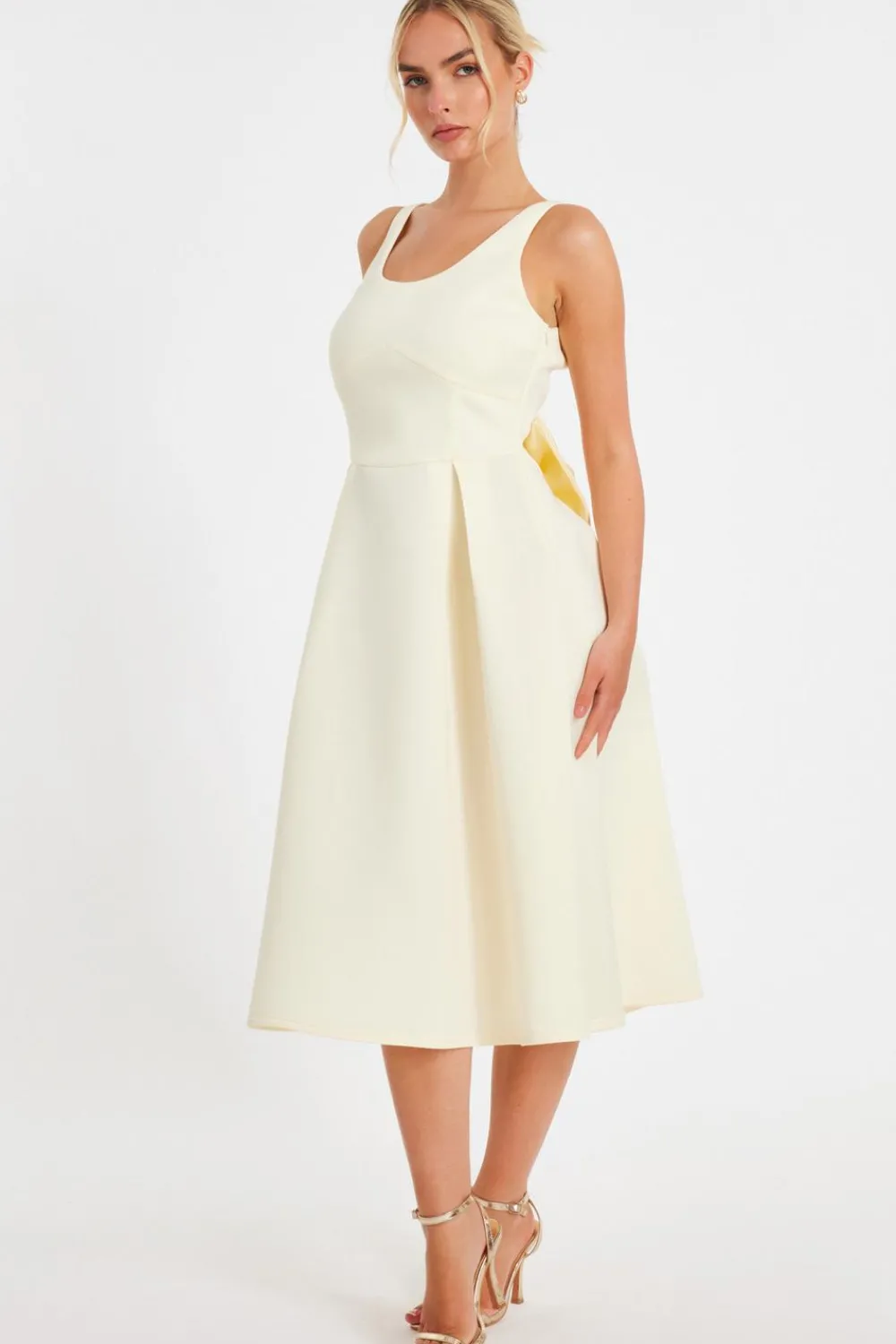 Quiz Day At The Races|Christening Guest>Bow Back Midi Dress