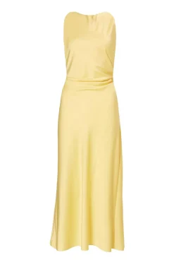 Quiz Evening Dresses|Day At The Races>Satin Ruched Midi Dress