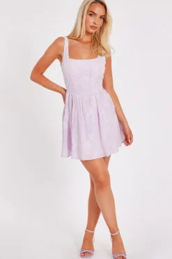 Quiz Summer Clothes|Holiday>Chiffon Flower Skater Dress