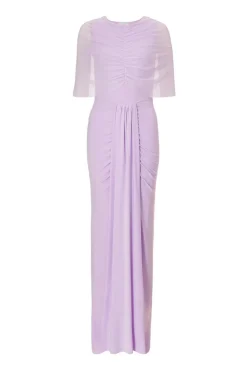 Quiz Prom Dresses|Prom & Ball>Lilac Draped Maxi Dress