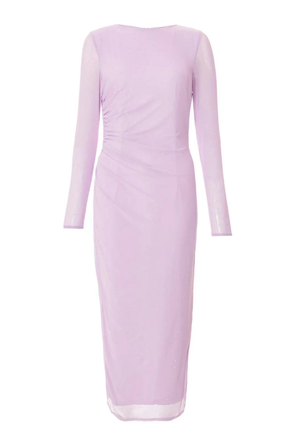 Quiz Summer Clothes|Going Out>Lilac Mesh Diamante Midaxi Dress