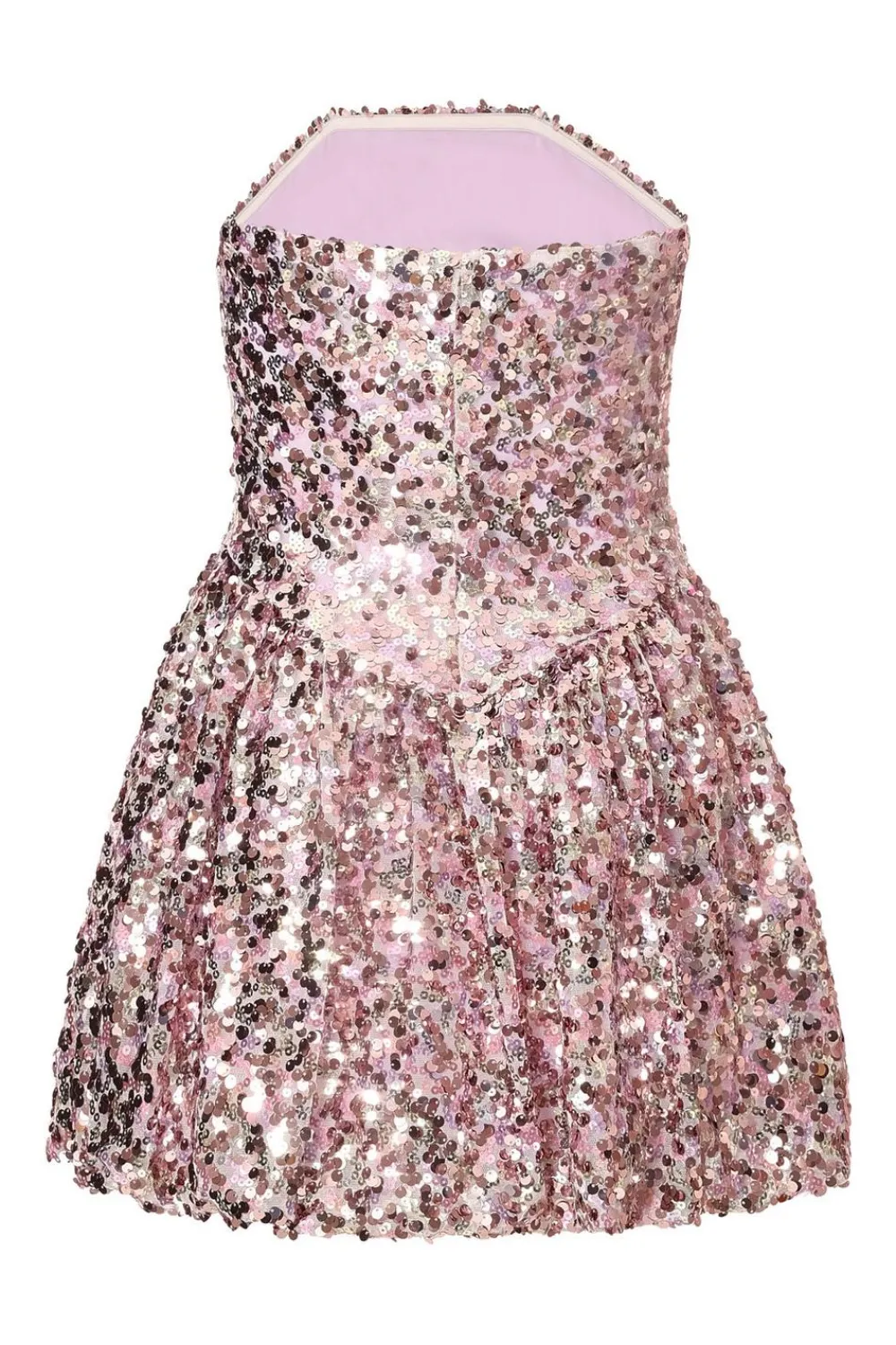 Quiz Going Out|Dresses>Lilac Sequin Puff Ball Mini Dress