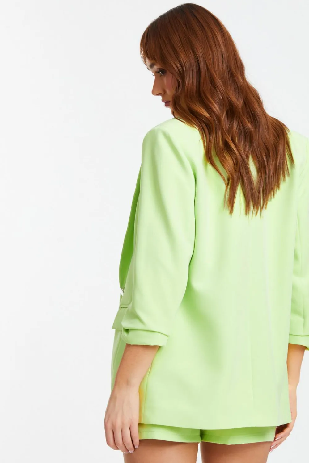 Quiz Jackets & Coats|Co-Ords>Ruched Sleeve Blazer