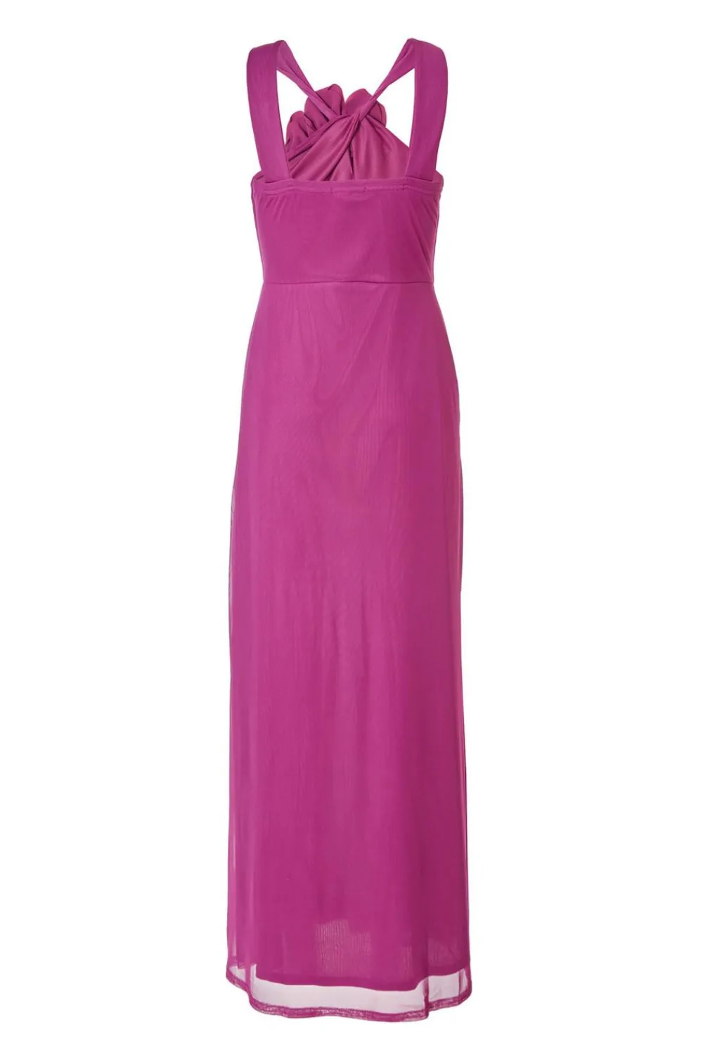 Quiz Prom Dresses|Prom & Ball>Magenta Mesh Corsage Maxi Dress