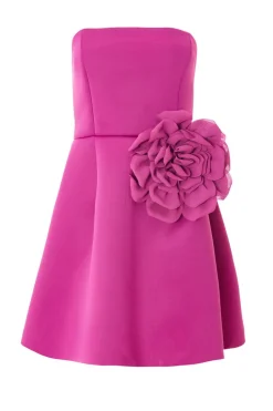 Quiz Evening Dresses|Day At The Races>Magenta Strapless Mini Dress