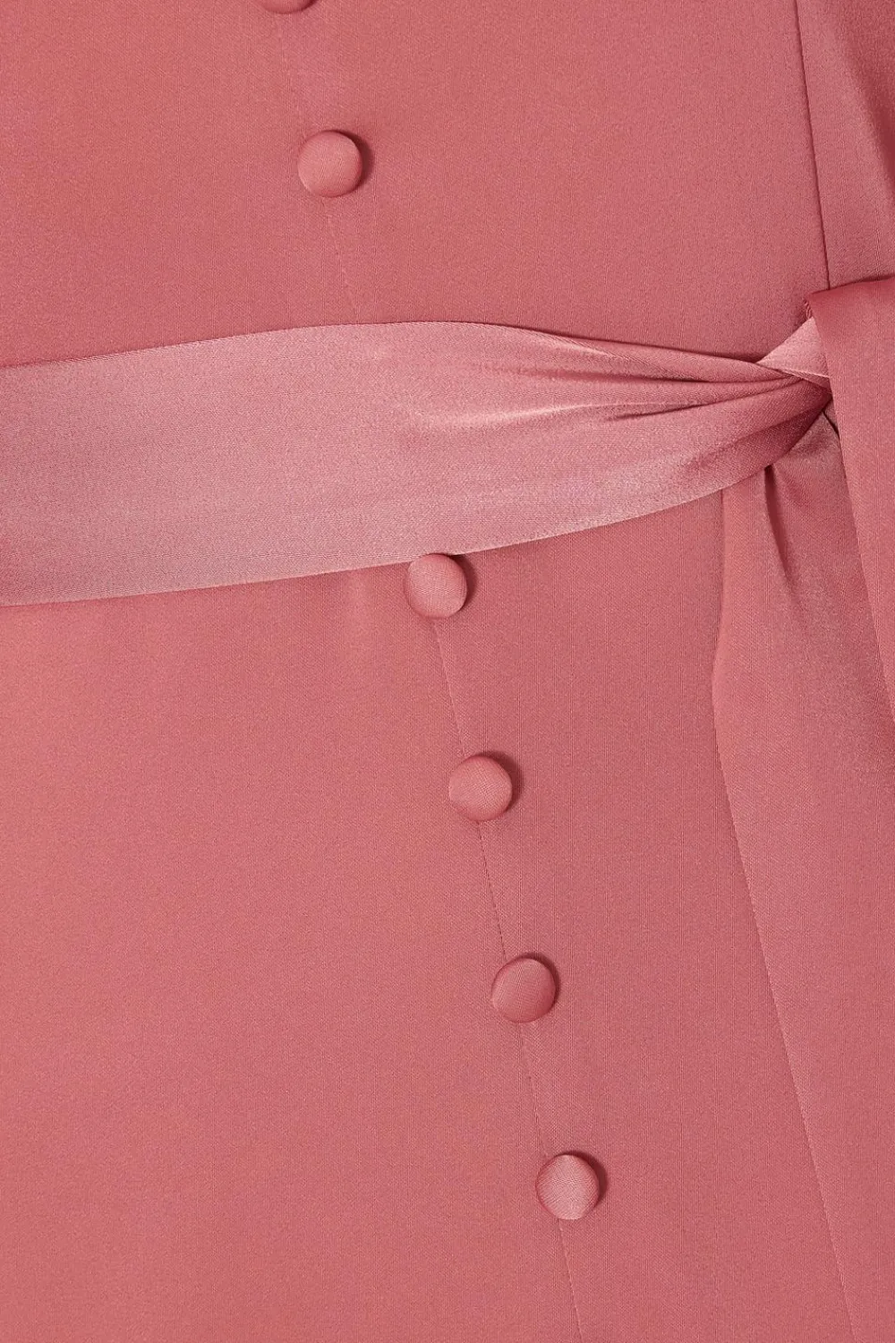 Quiz Evening Dresses|Day At The Races>Mauve Satin Button Front Midaxi Dress
