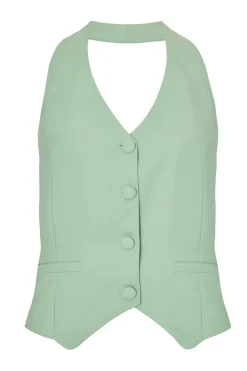 Quiz Waistcoat|Going Out Tops>Mint Tailored Waistcoat