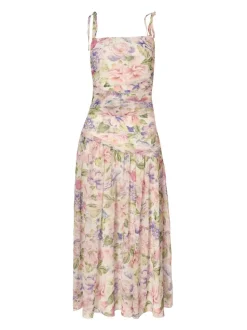 Quiz Day At The Races|Christening Guest>Multi Chiffon Ruched Midaxi Dress