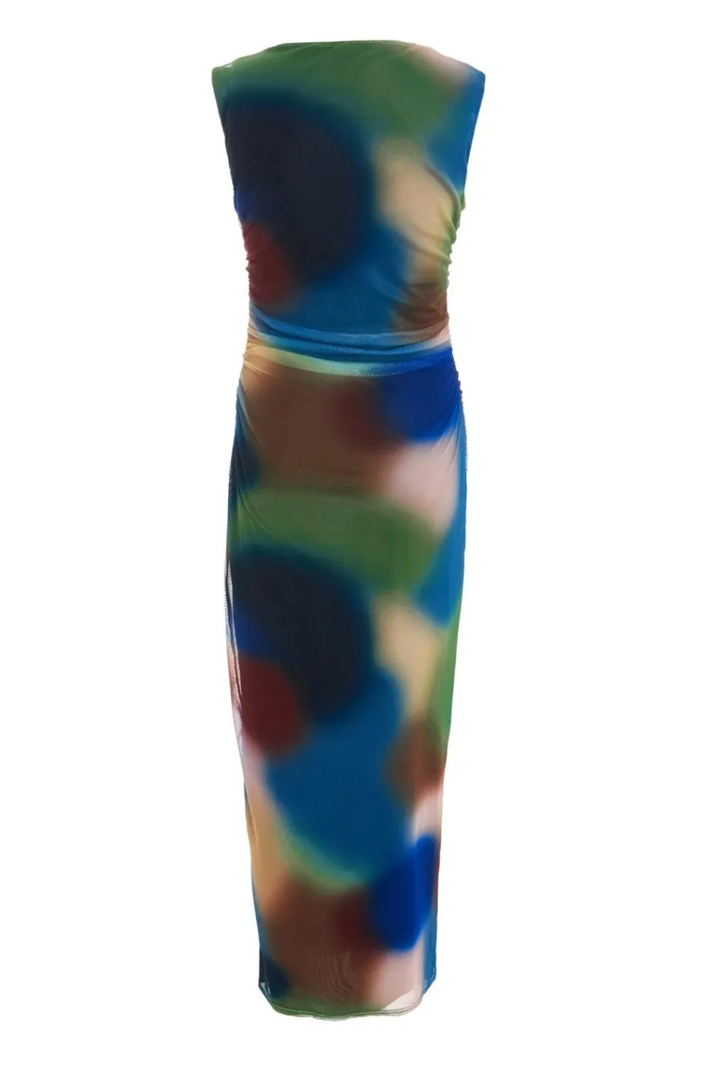 Quiz Summer Clothes|Summer Dresses>Multicoloured Brushstroke Print Sleeveless Midaxi Dress