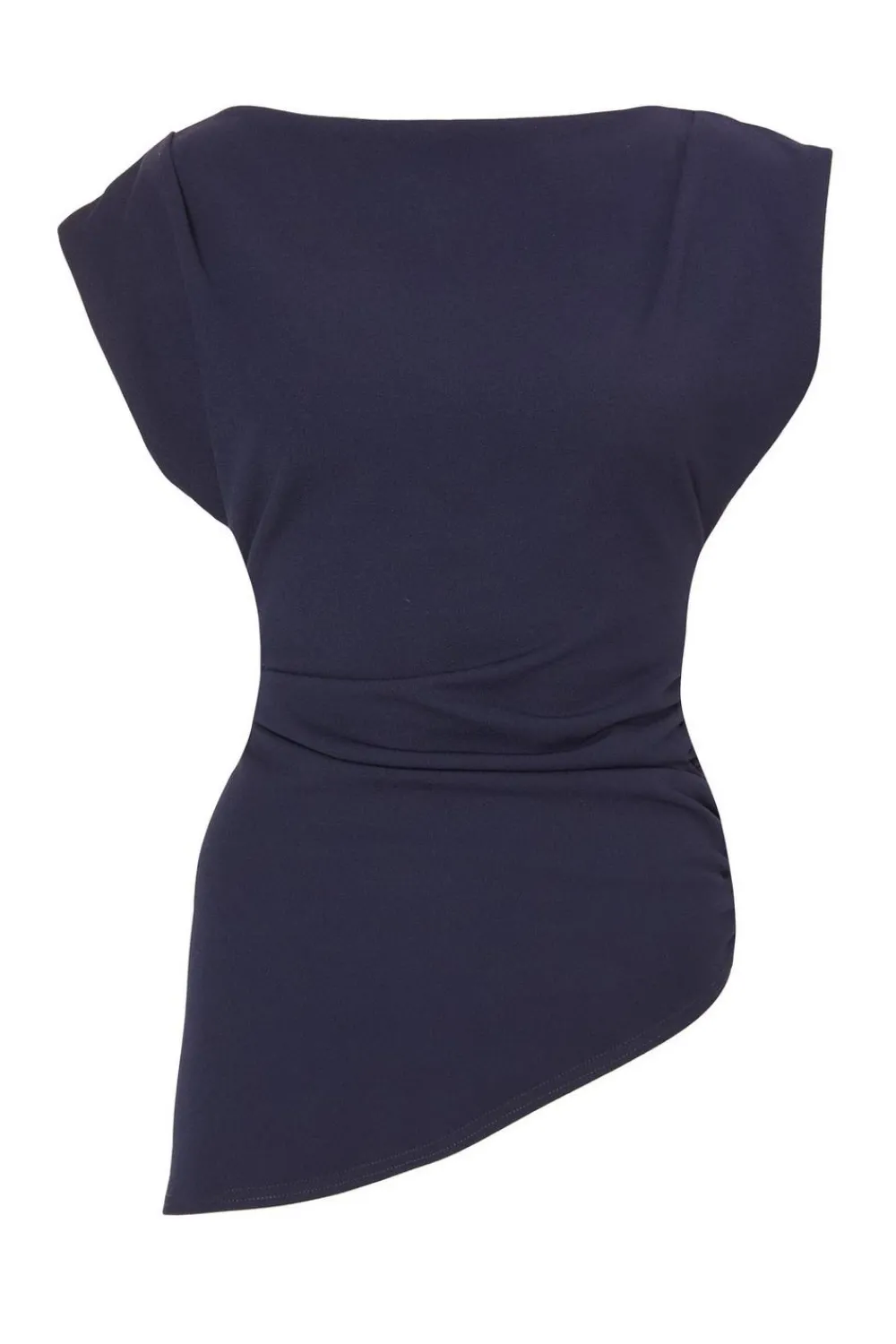 Quiz Going Out Tops|Tops>Asymmetric Boat Neck Top