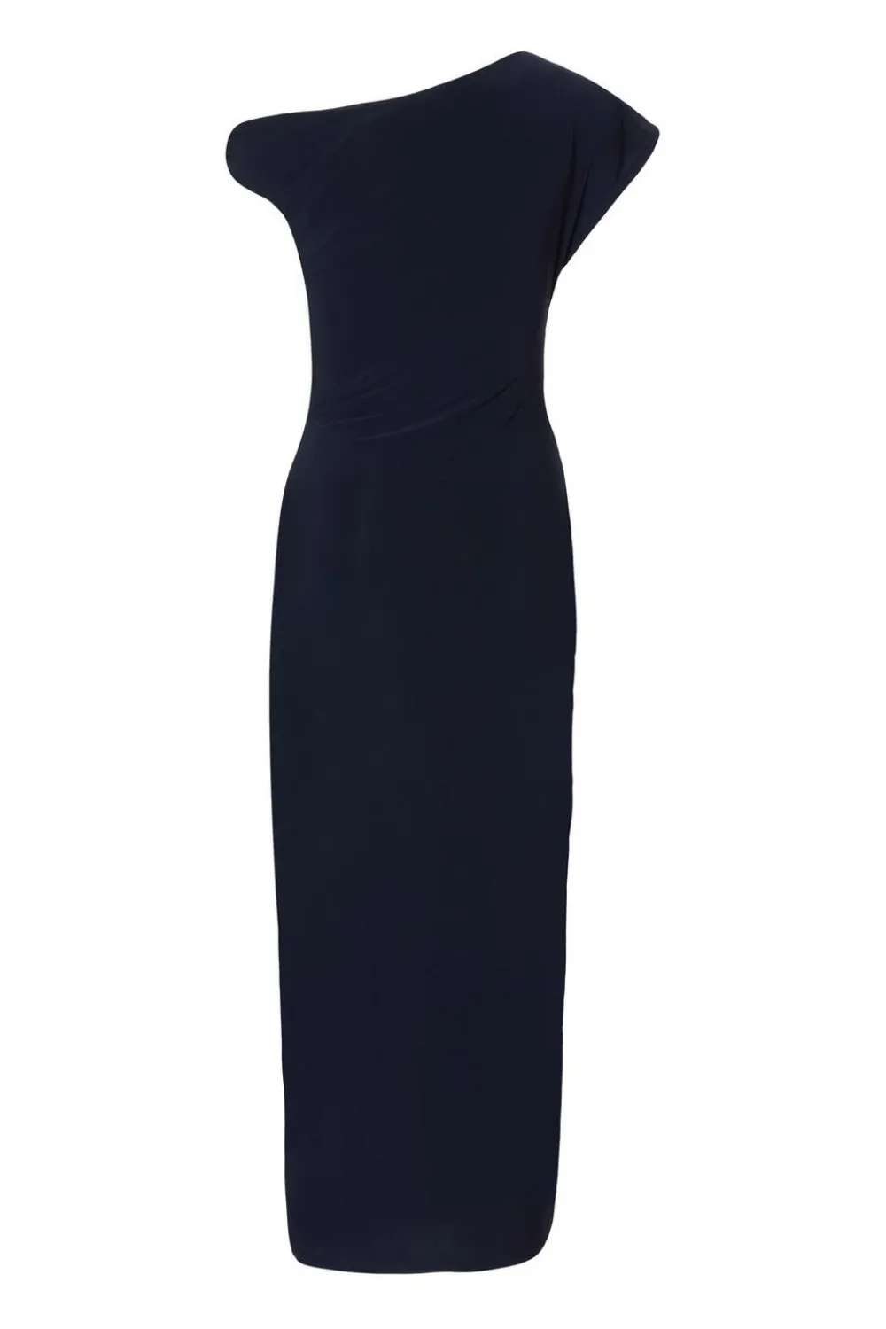 Quiz Day At The Races|Christening Guest>Navy Asymmetric Wrap Midaxi Dress