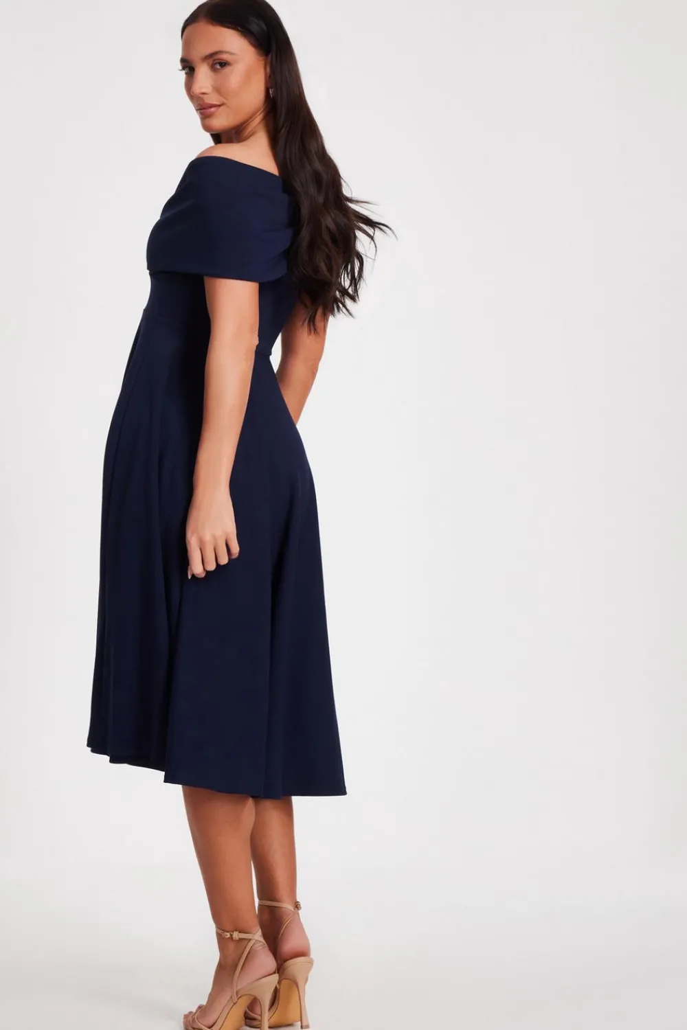 Quiz Evening Dresses|Day At The Races>Bardot Midi Dress