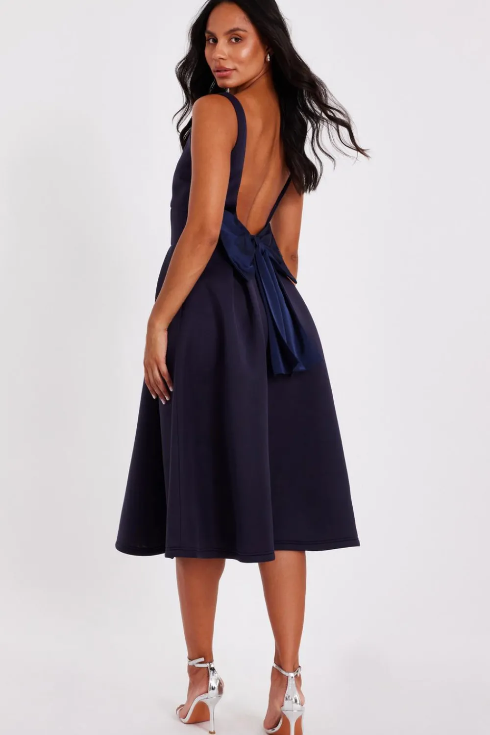 Quiz Day At The Races|Christening Guest>Bow Back Midi Dress