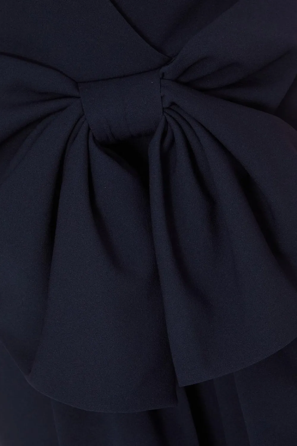 Quiz Day At The Races|Christening Guest>Navy Bow Back Midi Dress