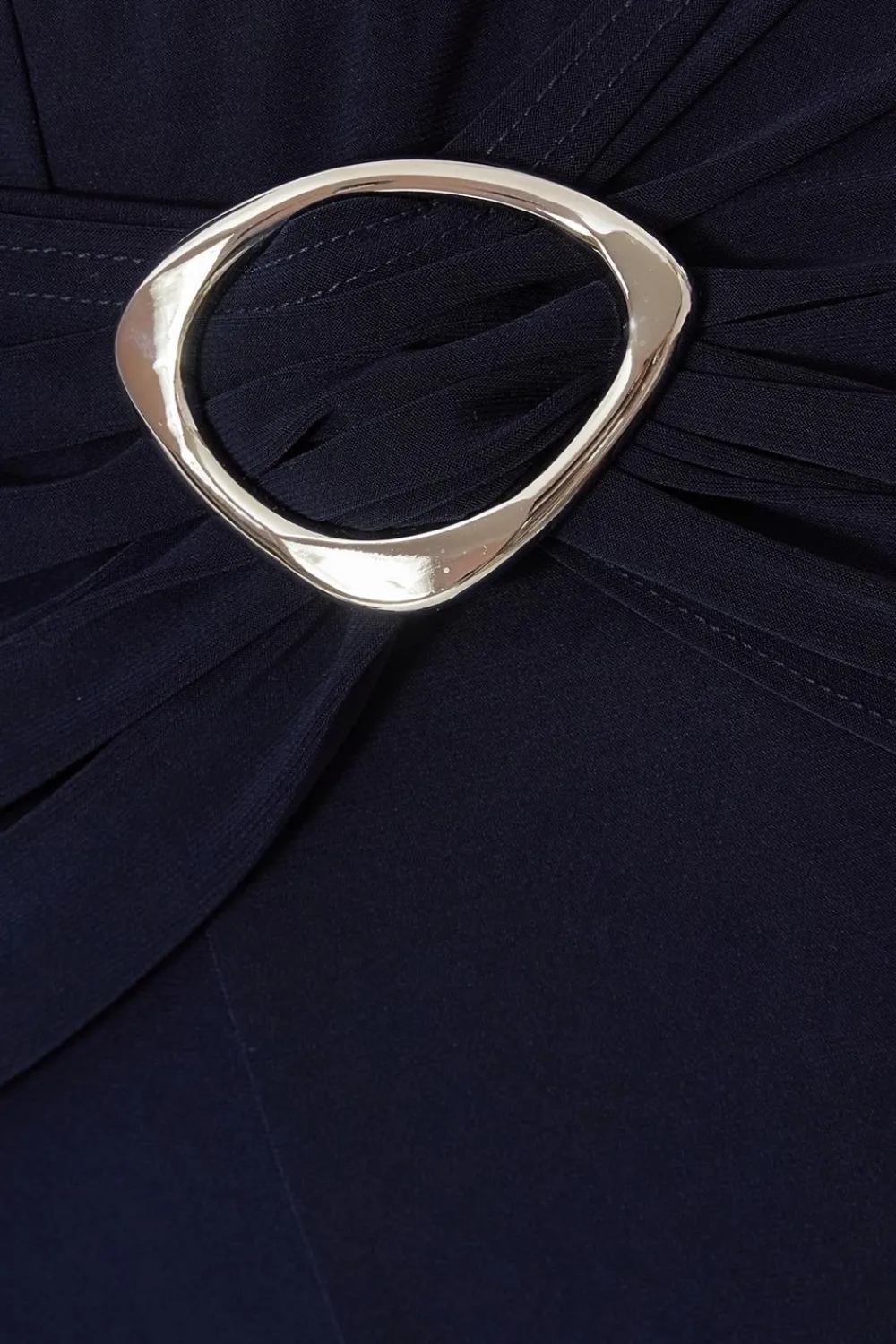 Quiz Trousers|Summer Clothes>Navy Buckle Detail Trousers