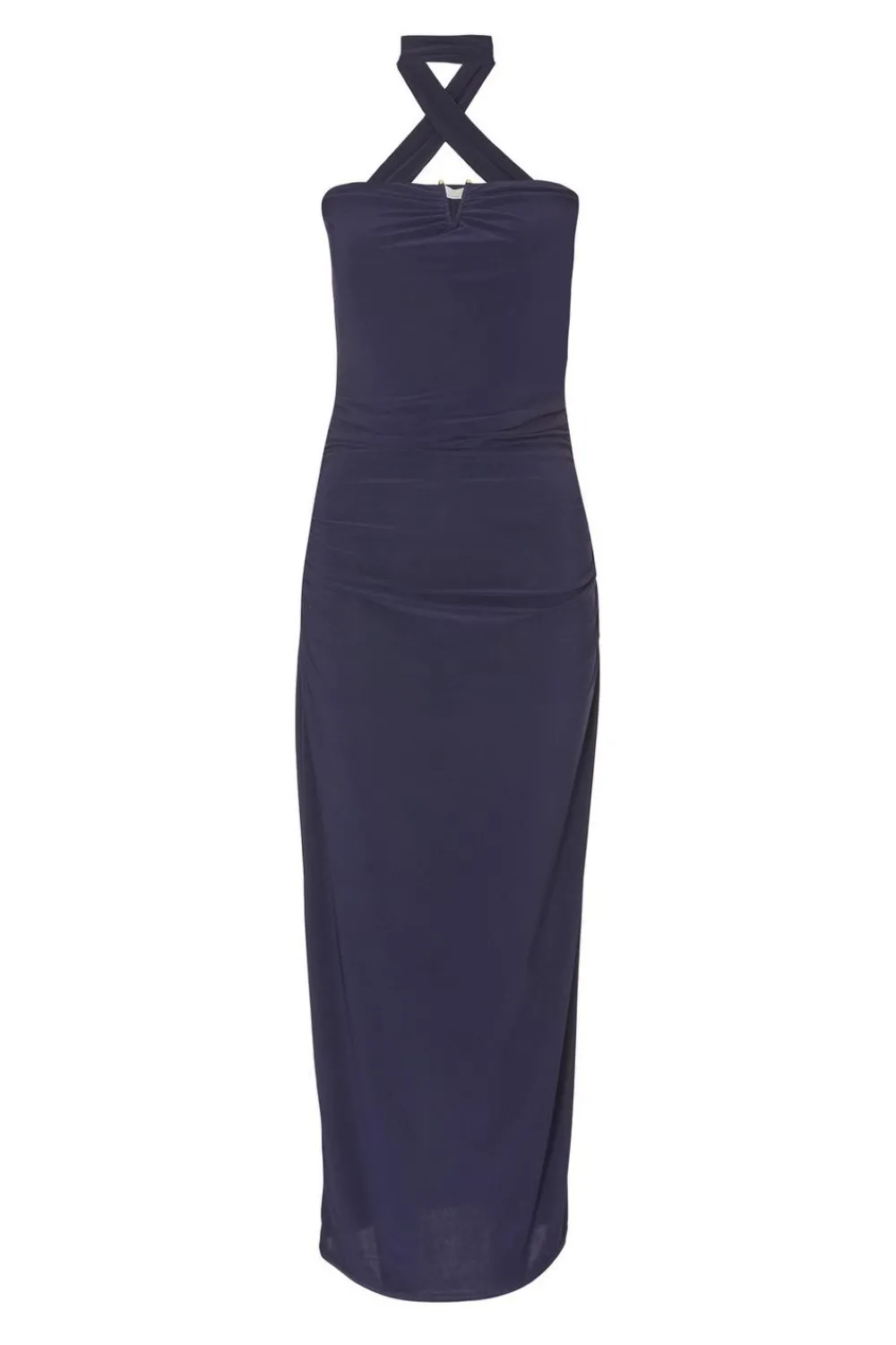 Quiz Day At The Races|Christening Guest>Collar Detail Ruched Midaxi Dress