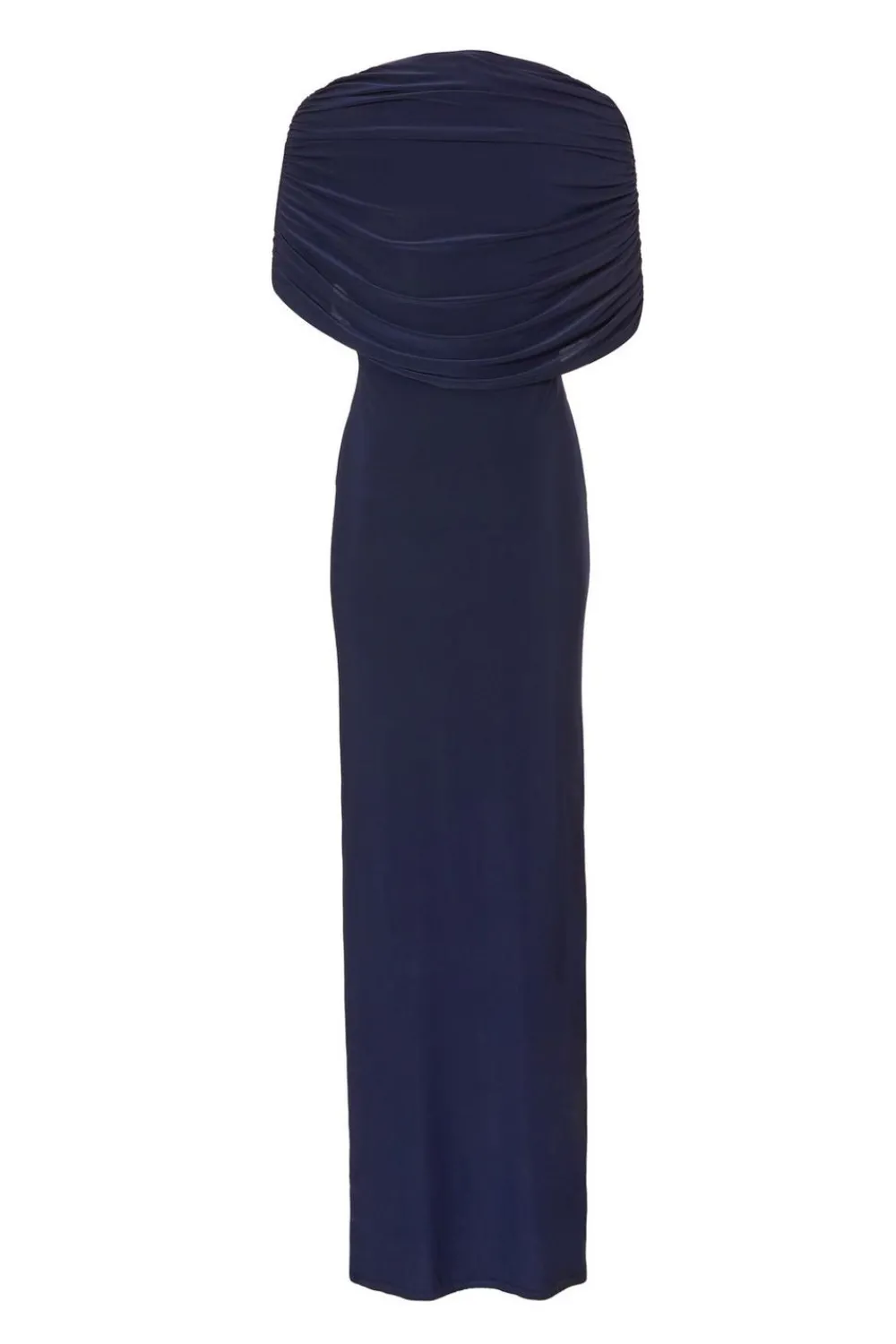 Quiz Evening Dresses|Day At The Races>Navy Cross Front Ruched Maxi Dress