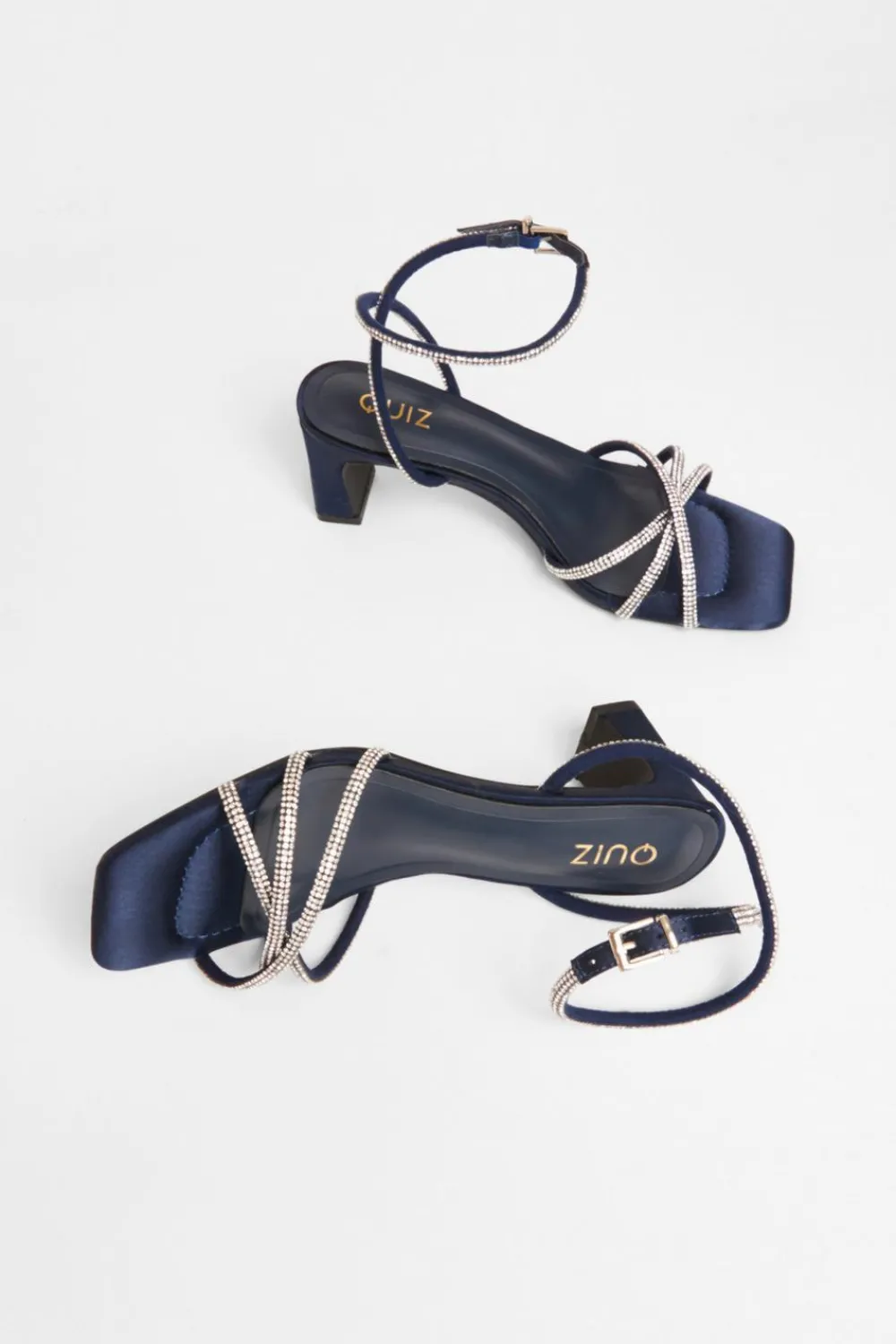 Quiz Shoe & Bag Sets|Occasion Shoes>Diamante Strappy Heeled Sandals