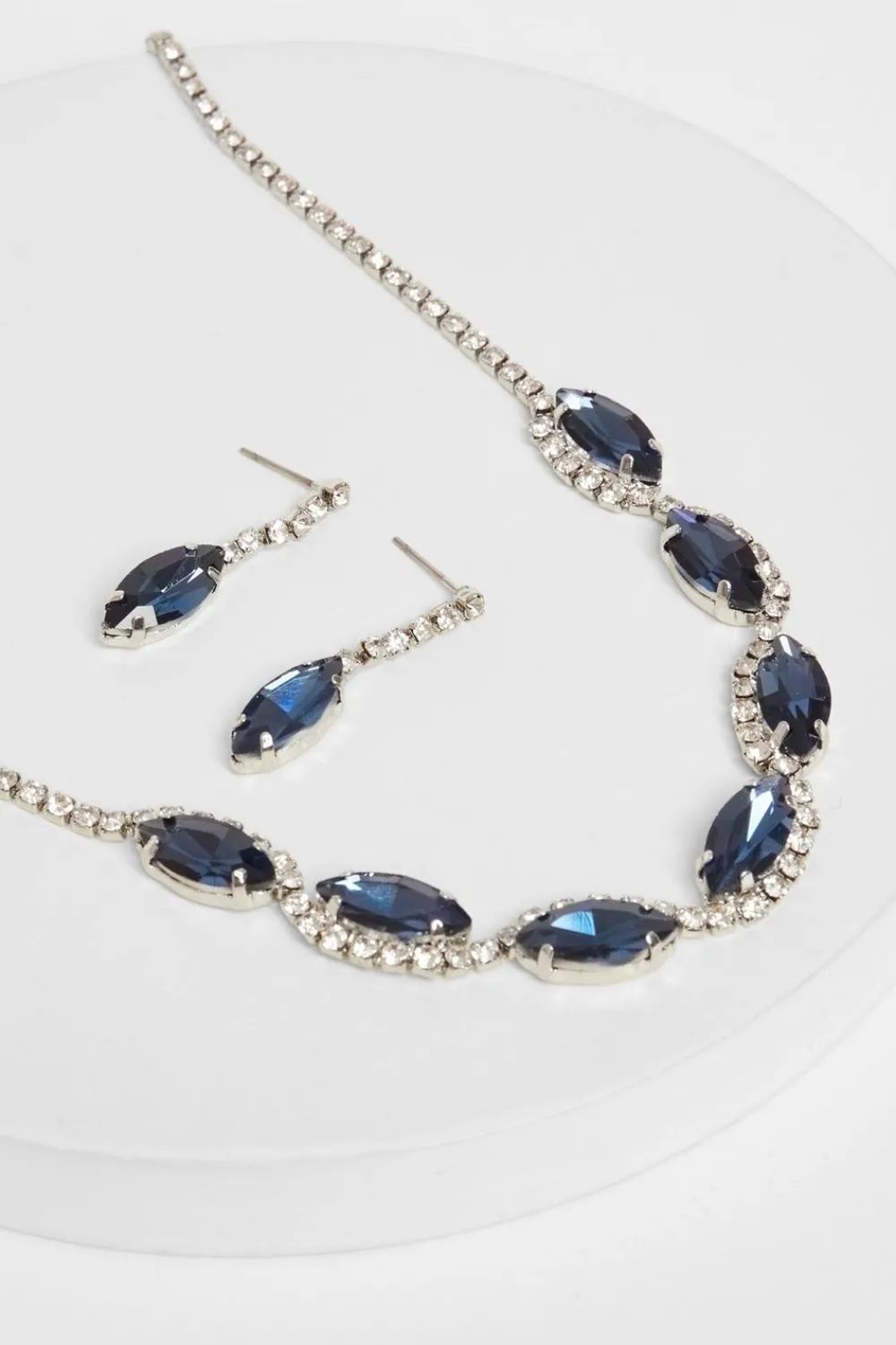 Quiz Wedding Accessories|Jewellery Sets>Diamante Swirl Jewellery Set