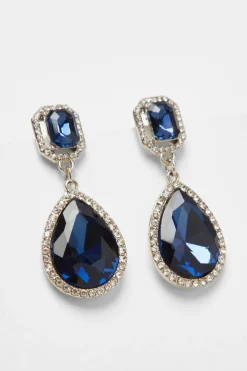 Quiz Jewellery|Earrings>Diamante Teardrop Earring