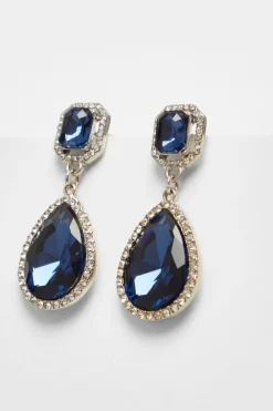 Quiz Jewellery|Earrings>Diamante Teardrop Earring